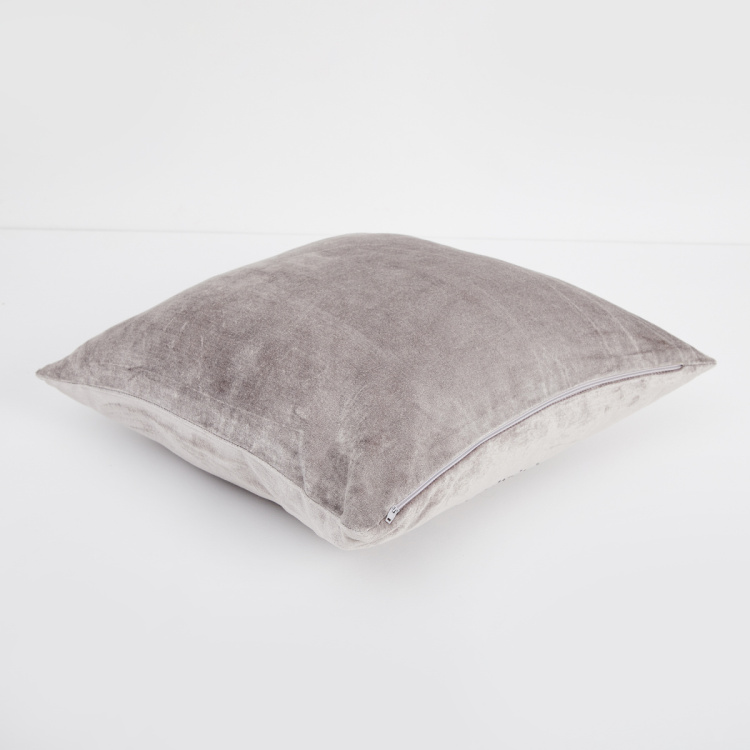 Marshmallow Embellished Cushion Cover - 40 x 40 cm