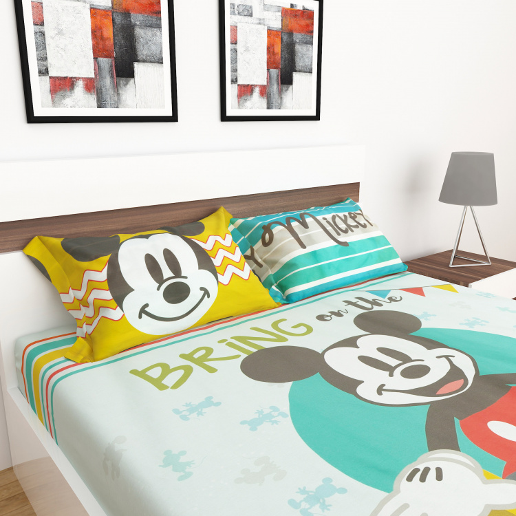 Micky And Minie Print 3-Piece Double Bedding Set - 228 x 254 cm