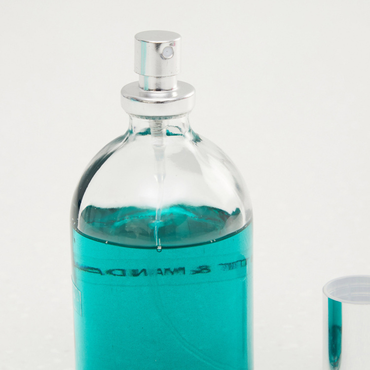 Redolance Round Single Pc. Car Fragrance Spray - Glass - Blue-100ml-Sea Salt