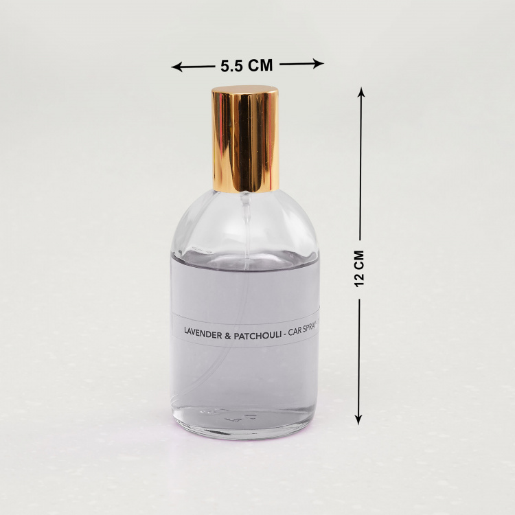 Redolance - Glass - Car Fragrance Spray : 5.5 cm x 5.5 cm x 12 cm 100ml Purple
