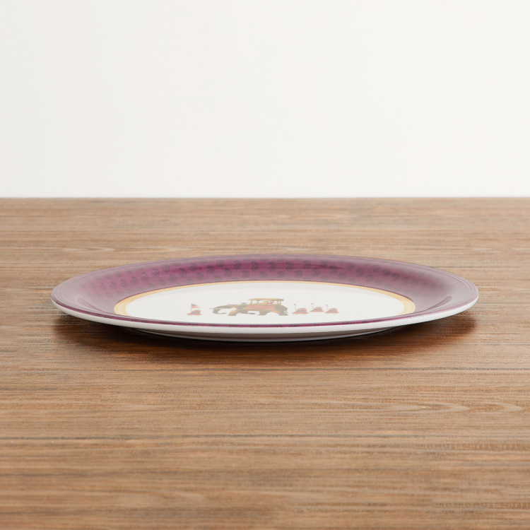 Mandarin Printed Melamine Dinner Plate