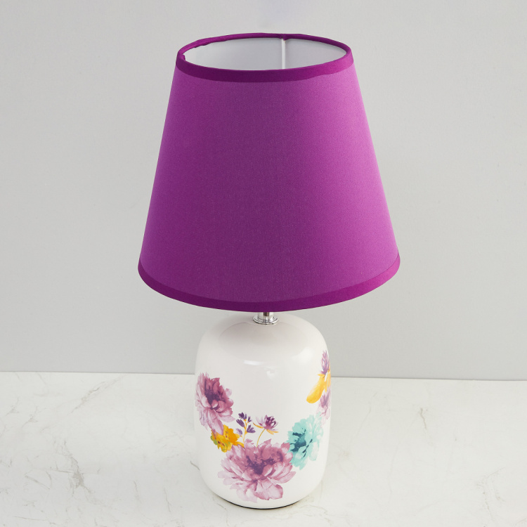 Beam Fitilar Printed Round Table Lamp