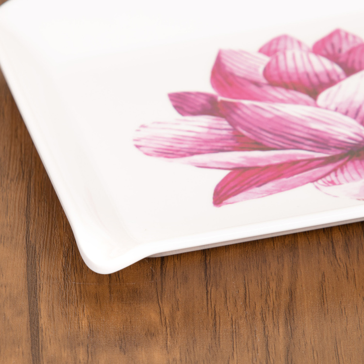 Alora-Malia Floral Print Serving Tray