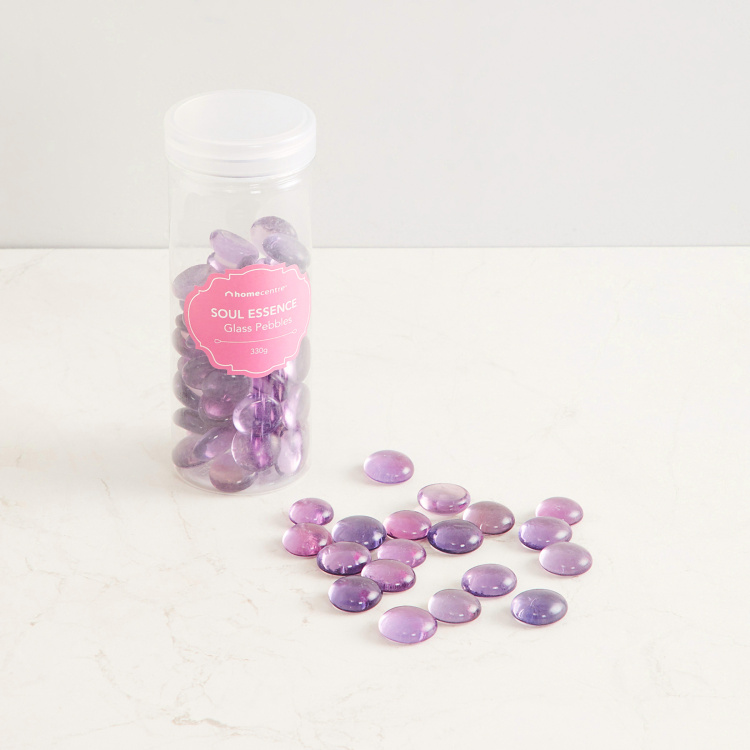 Redolence Acrylic Pebbles : 5.5 cm  L x 5 cm  W x 14.2 cm  H - Purple