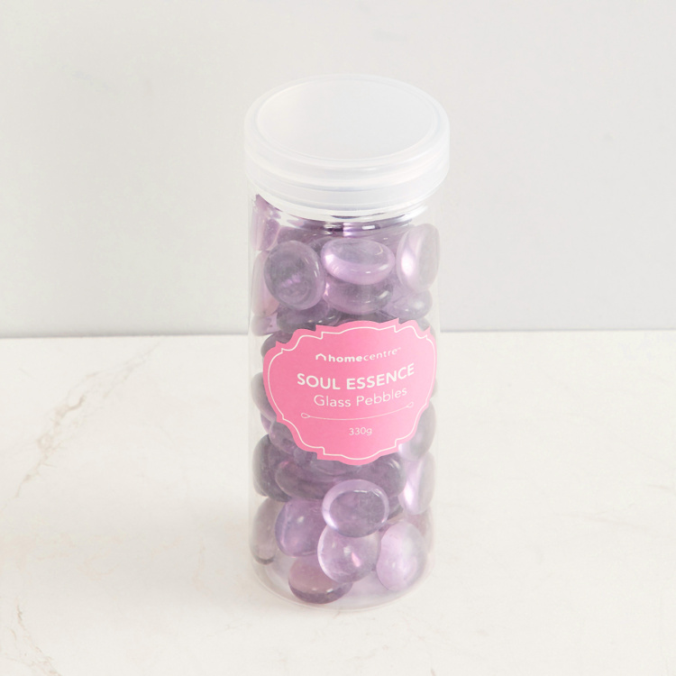 Redolence Acrylic Pebbles : 5.5 cm  L x 5 cm  W x 14.2 cm  H - Purple