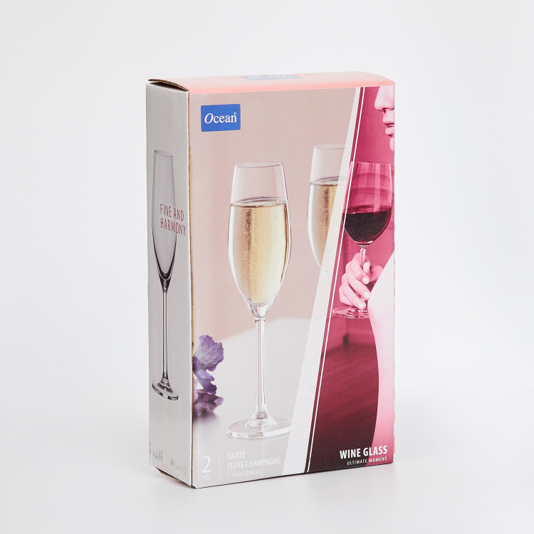 OCEAN  2-piece Sante Flute Champagne Glass set -210 ml