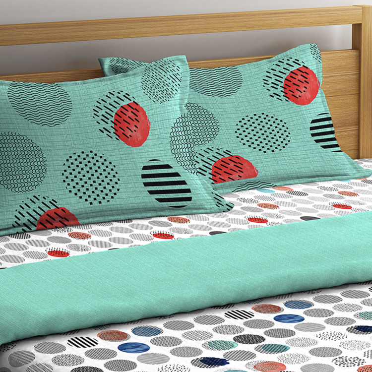 PORTICO Alpha Plus Printed Cotton Double Bed Comforter - 224 x 274 cm