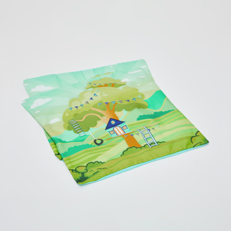 Cottage Printed Cushion Covers - Set of 2 - 40 x 40 cm