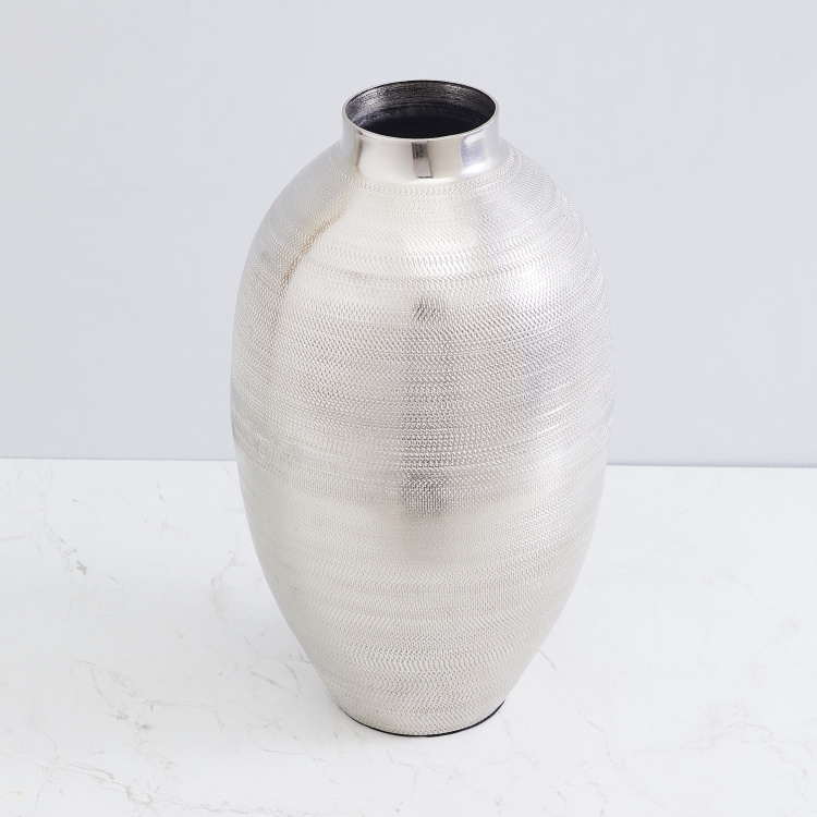 Galaxy Chrome Textured Vase