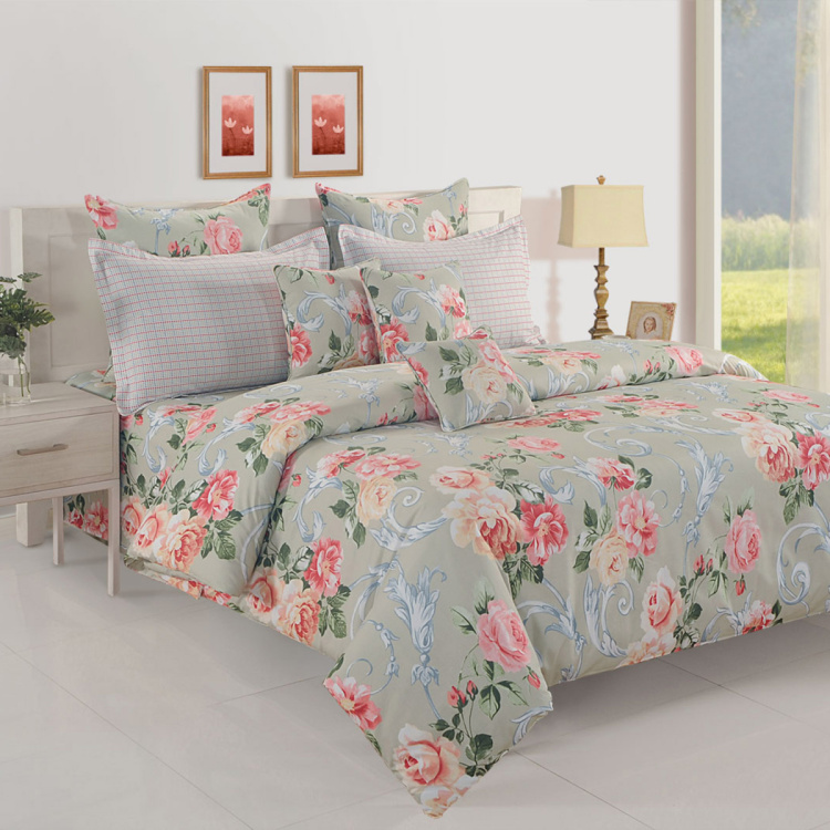 SWAYAM Floral Cotton Single Bed Comforter