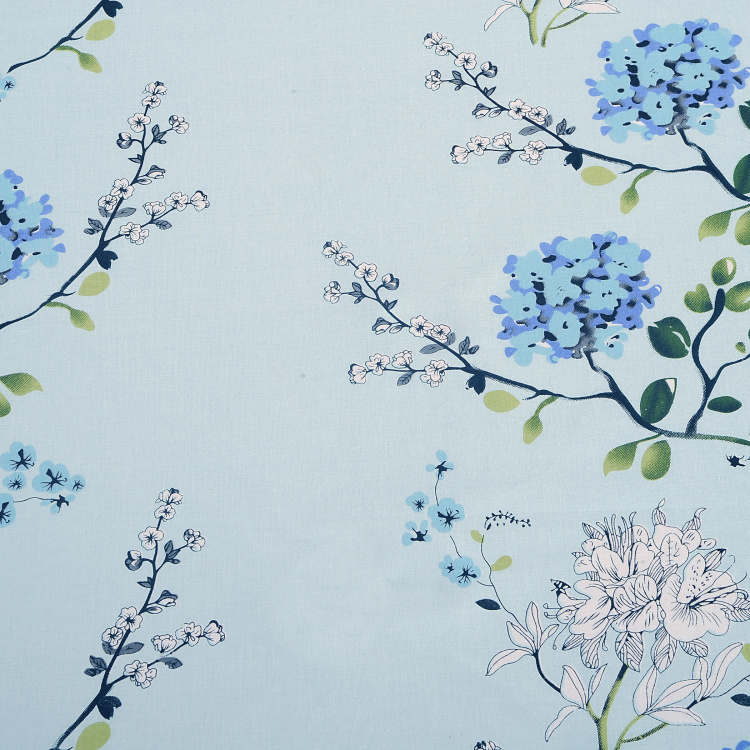 SWAYAM Floral Cotton Double Bedsheet-Set Of 3 Pcs.