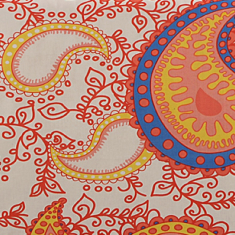 SWAYAM Printed Cotton 6-Piece Diwan Set - 152 x 228 cm