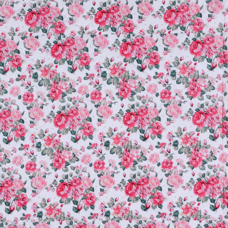 SWAYAM Floral Cotton Single Bed Dohar - 152 x 228 cm