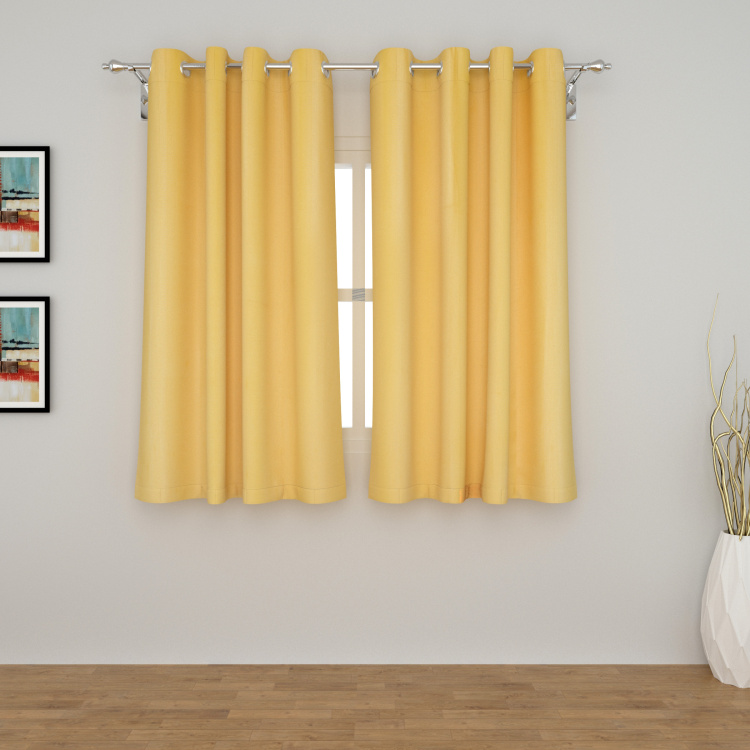 Designer Homes Manish Arora Jacquard Window Curtain Pair - 135x160 cm