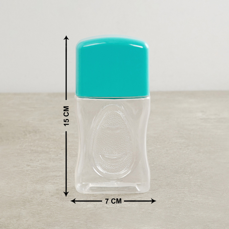 Atlantis Solid Bottles - Plastic -275ml -Water Bottle 7 cm  L x 4 cm  W x 15 cm  H -Blue