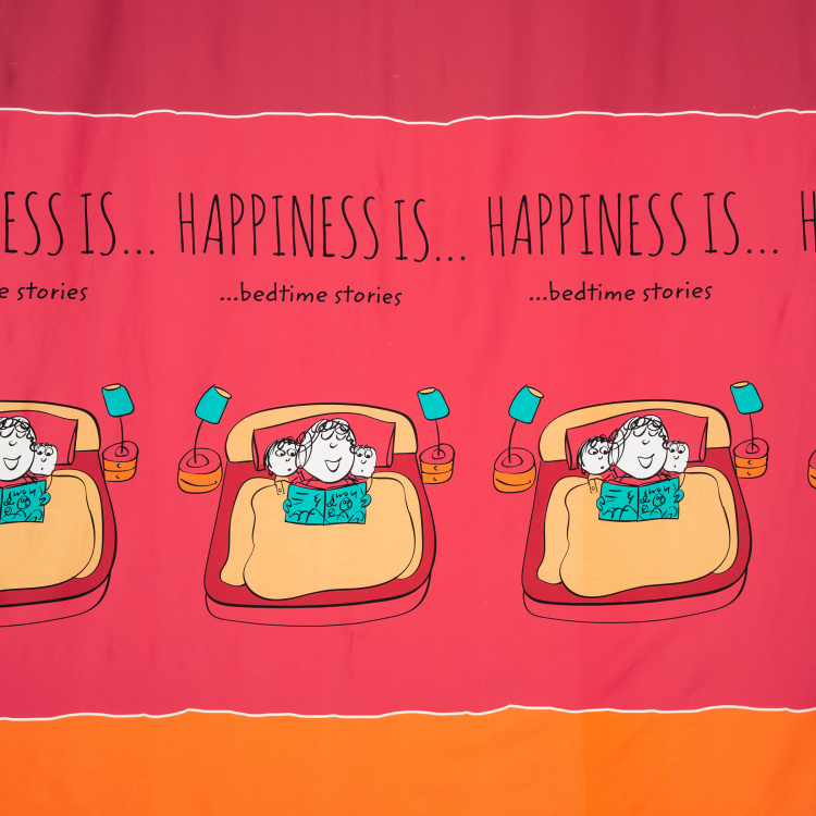Happiness King Size Bedsheet- Set of 3 Pcs. - 45 X 70 cm