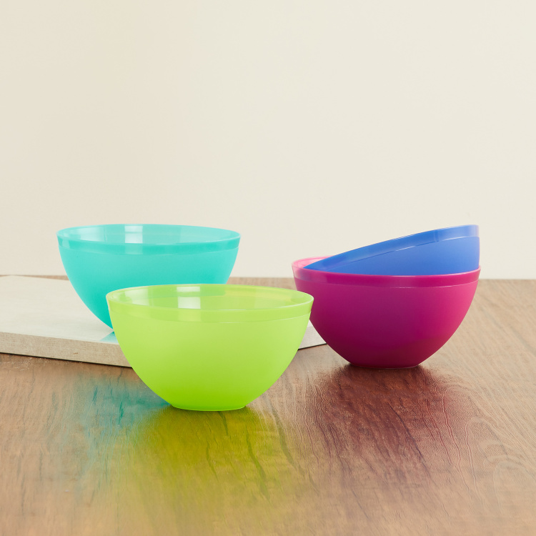 City Goes Wild Solid Cereal Bowls - Set of 4