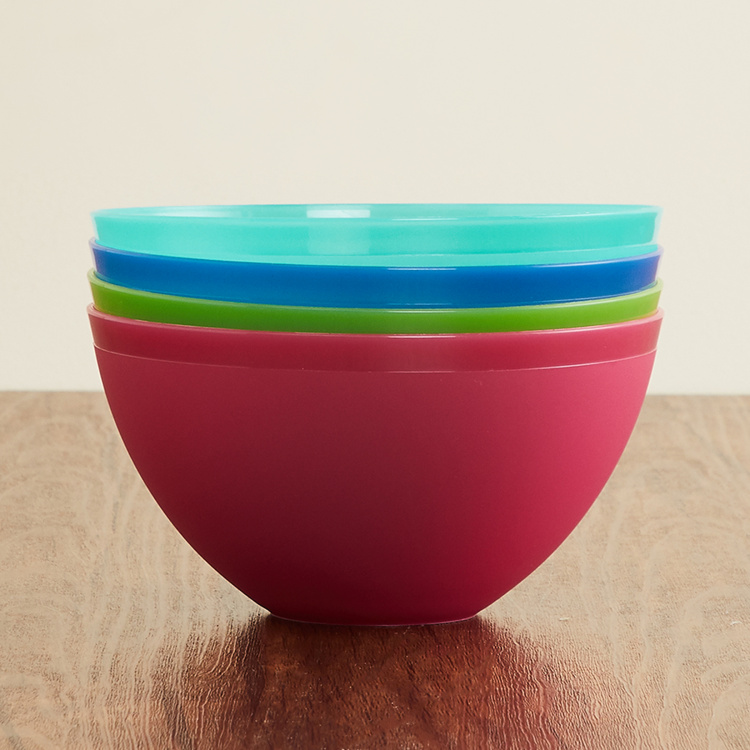 City Goes Wild Solid Cereal Bowls - Set of 4