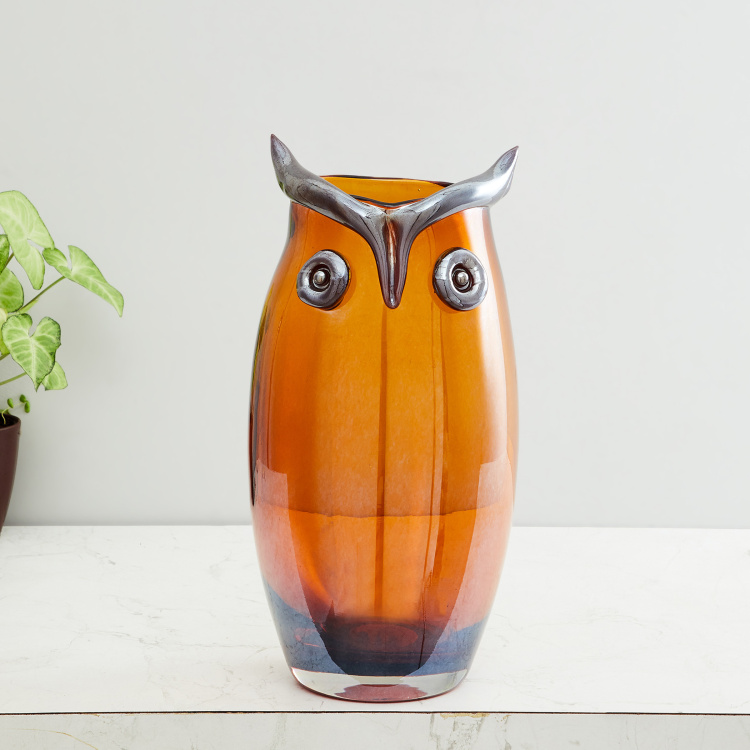 Splendid Owl Accent Vase