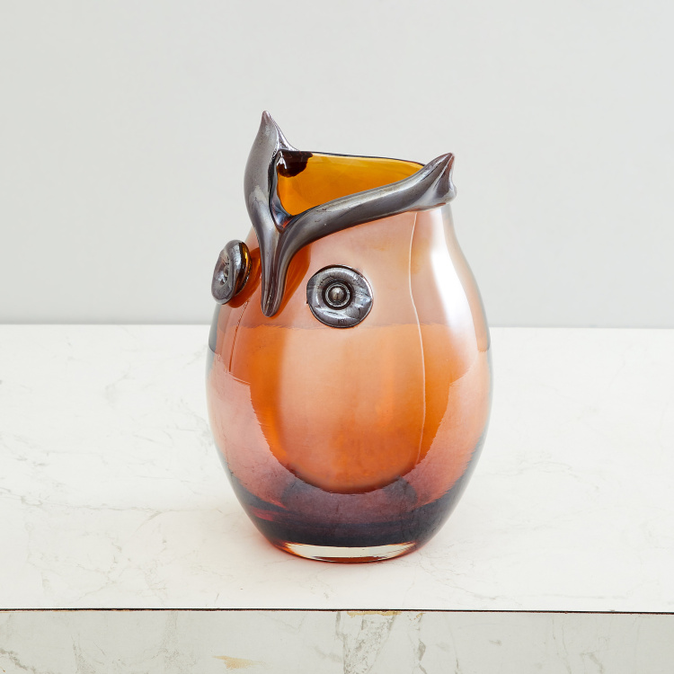 Splendid Embellished Glass Vase