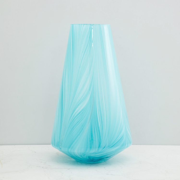 Splendid Marbled Conical Vase