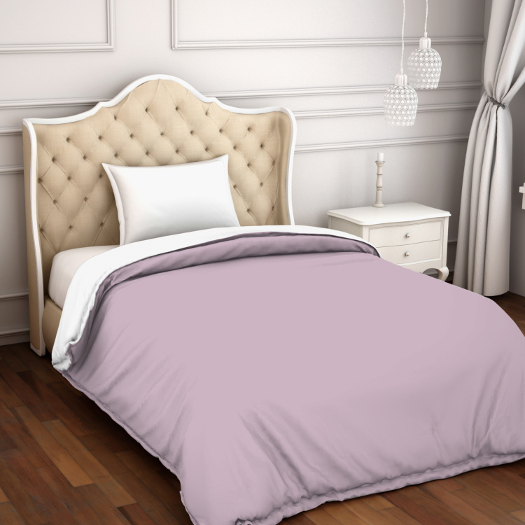 SPACES Hygro Lilac Solid Single Comforter-