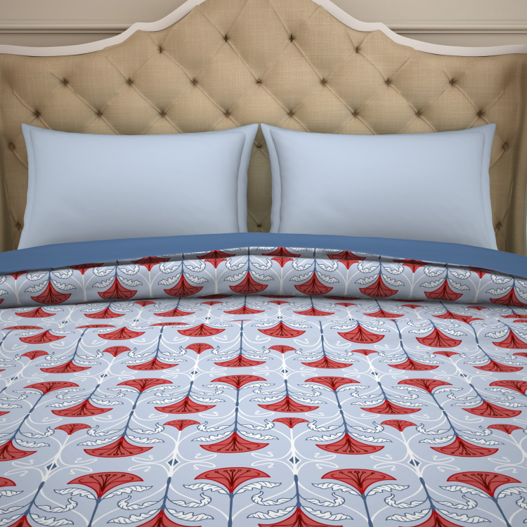 SPACES  Printed  Double Bed Dohar - 210 x 220 cm
