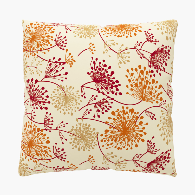 Hewa-Dandelion Printed Cushion Covers- Set of 2- 40 X 40 cm