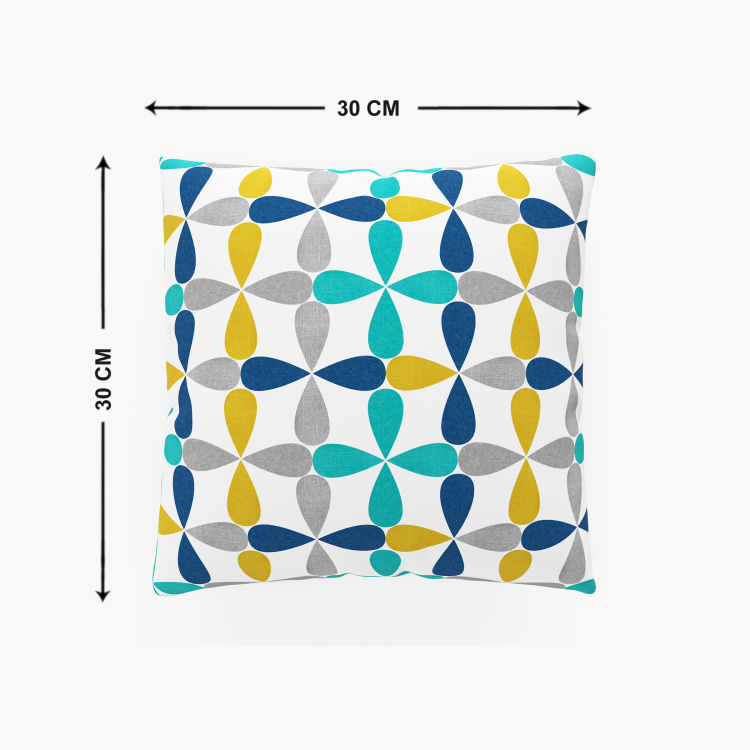 Hewa-Spectrum Printed Cushion Covers - Set Of 2- 30 X 30 cm