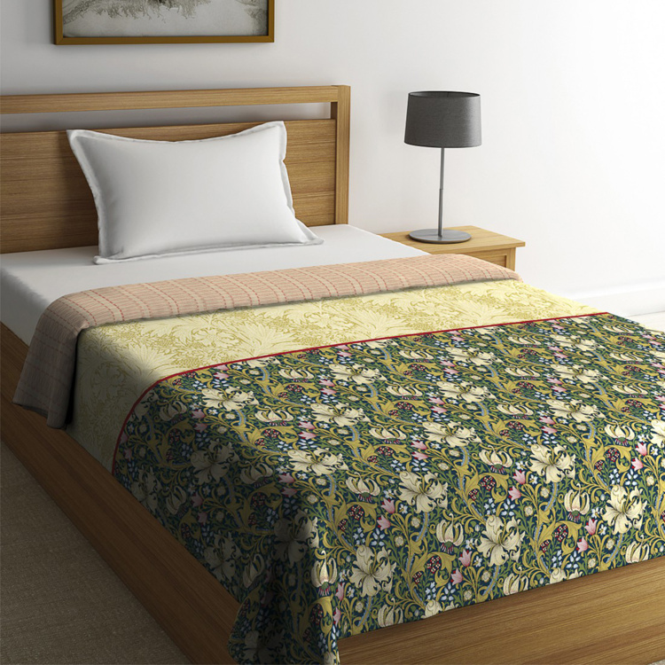 PORTICO Shalimaar Floral Print Single Comforter - 152 x 224 cm