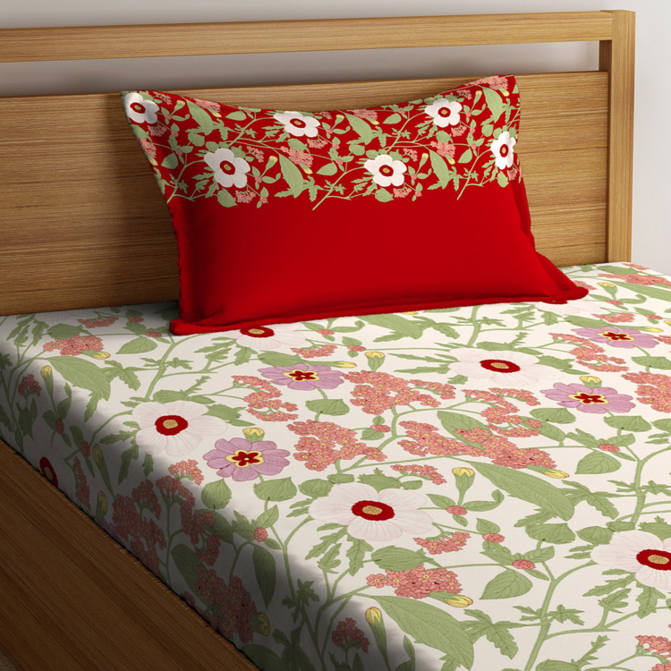 PORTICO Marvella Printed 2-Piece Single Bedsheet Set - 152 x 254 cm