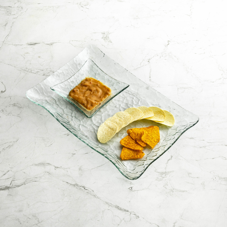 Costa-Cassidy 2-Pc Glass Serving Tray