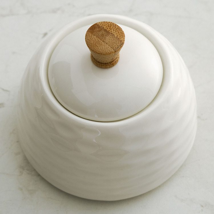 Rhodes-Camolin Solid Tea set  - Porcelain - White
