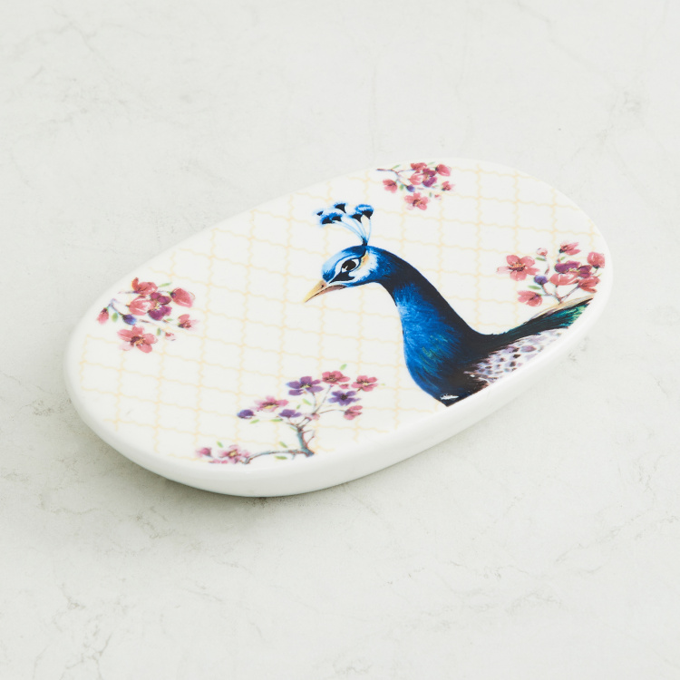 Hudson Peacock Printed Ceramic Soap Dish