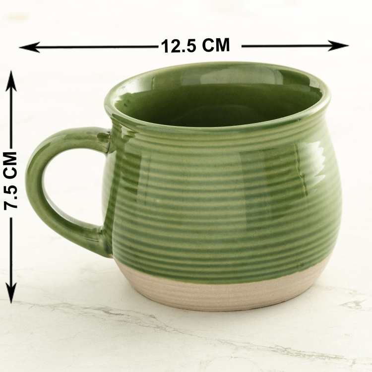 Vibgyor Textured Soup Cup -Set of 4 - 350 ml