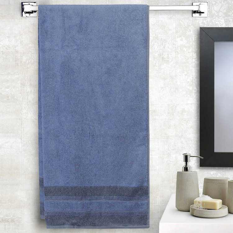 SPACES Bamboo Charcoal Textured Bath Towel - 76 x 150 cm
