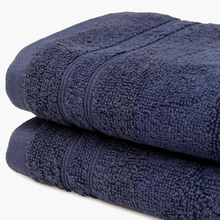 SPACES Bamboo Charcoal Textured Hand Towel - Set of 2 - 40 x 60 cm