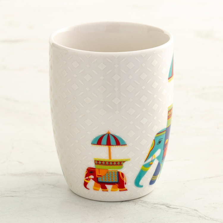Fiesta Carson Printed Coffee Mug - Set of 4