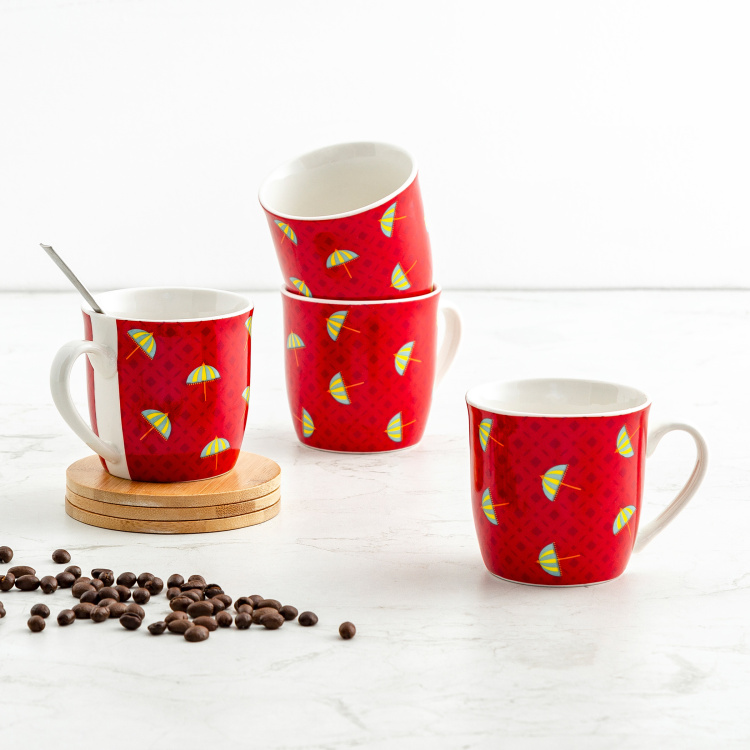 Fiesta-Carson Printed Coffee Mugs - Set of 4