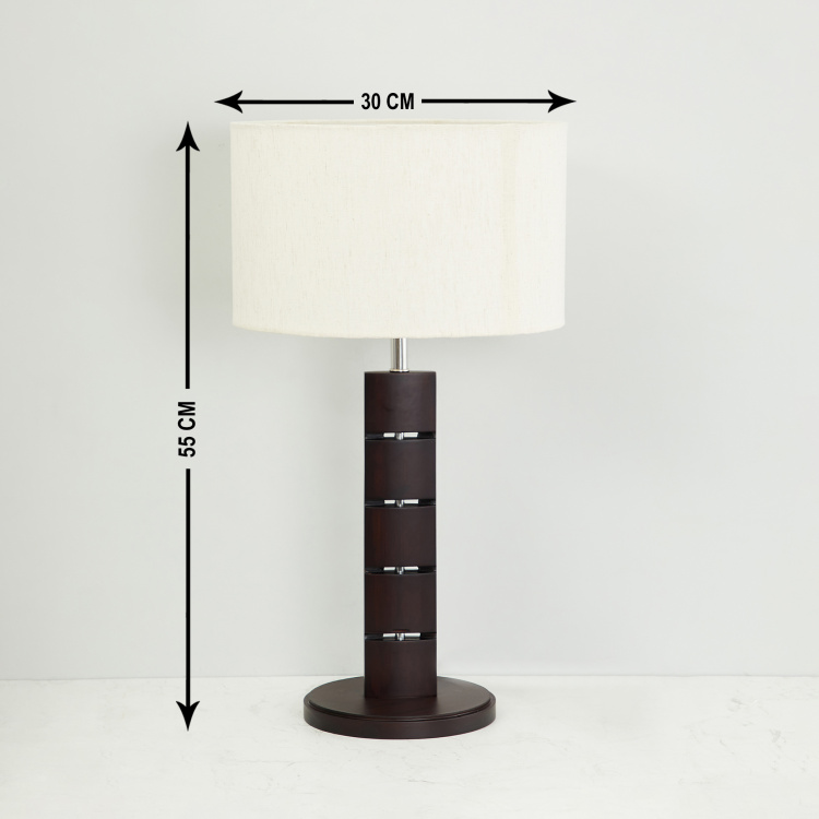 Ashoka Wooden Table Lamp