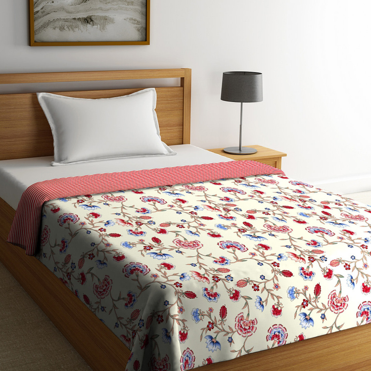 PORTICO Marvella Printed Single Bed Comforter - 152 x 224 cm
