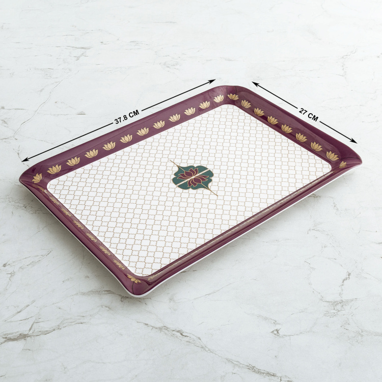 Sutra-Carson Printed 3-Piece Tray Set