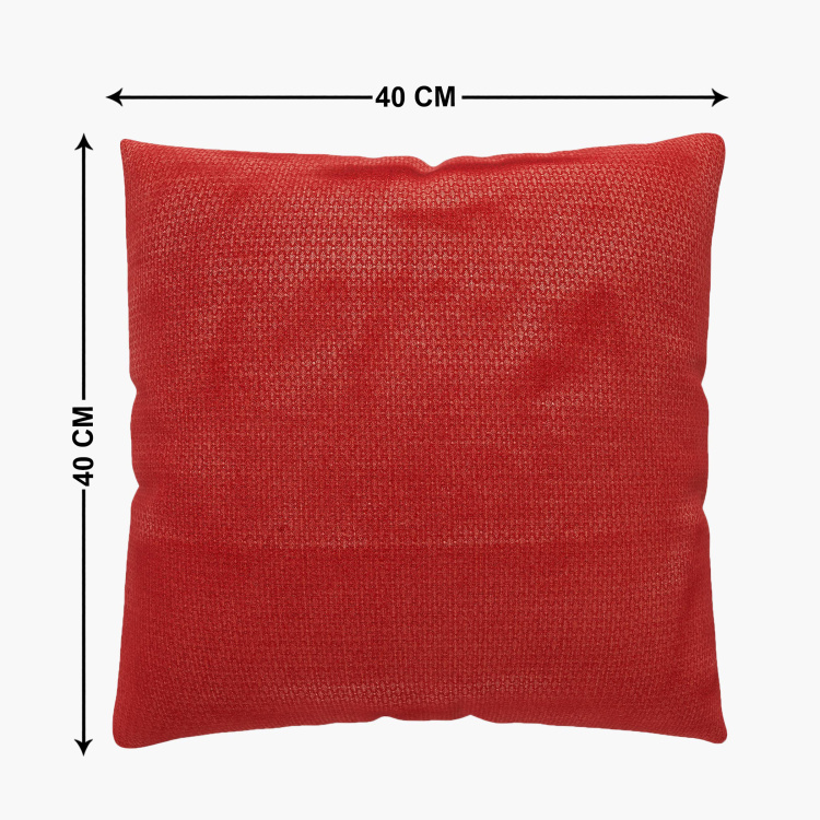 Snazzy Classy Textured Cushion Covers - Set of 2 - 40 x 40 cm