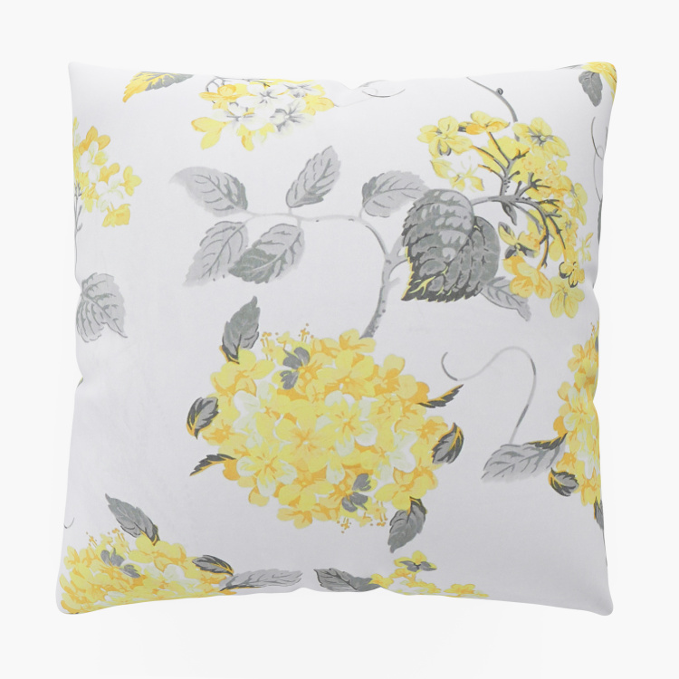 Lavish Floral Print Cushion Covers - Set of 2 - 40 x 40 cm