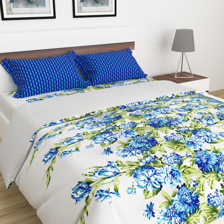 Marlin Garden Printed 4-Piece Bed In A Bag Set- 228 x 254 cm
