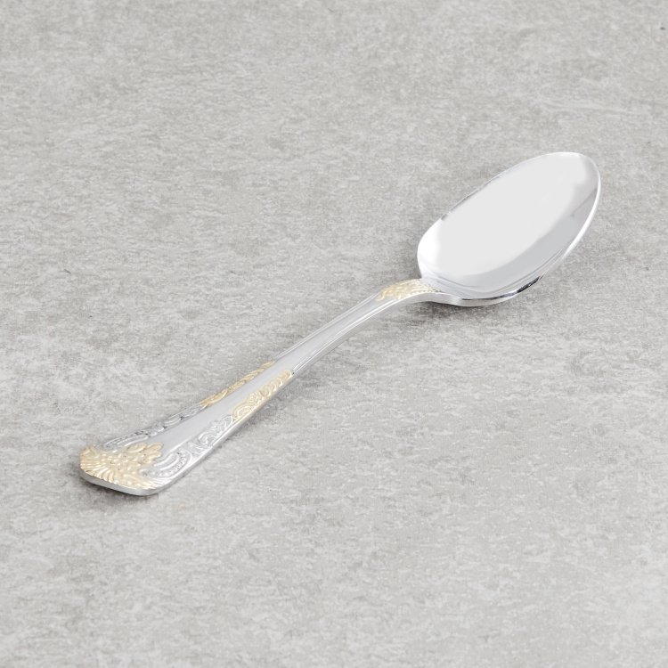 FNS Odyssey Embossed Dessert Spoons - Set of 6