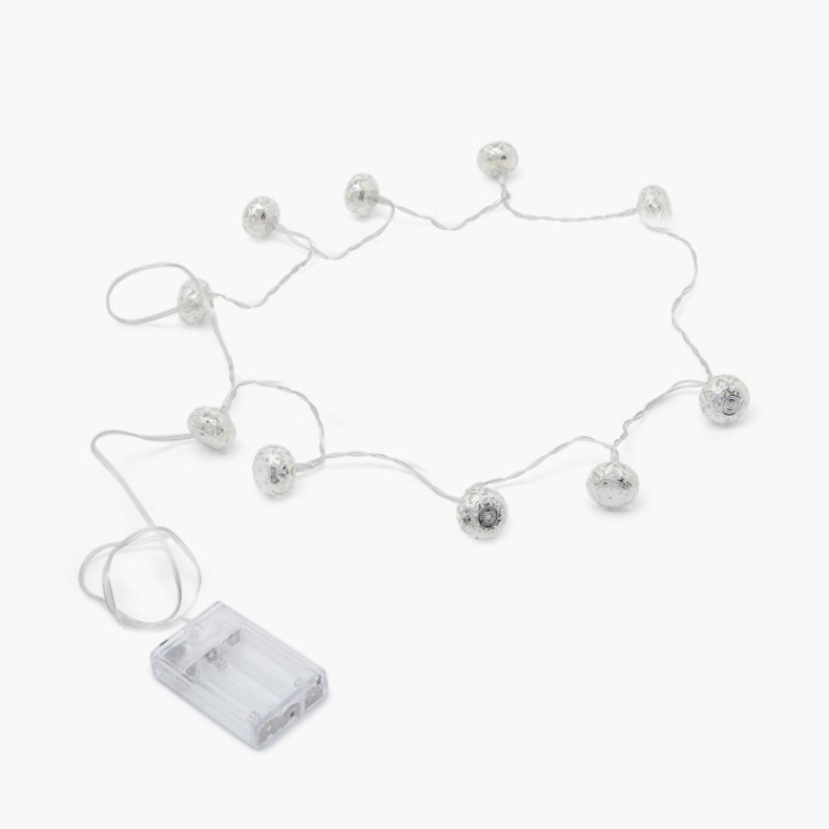 Serena String Light Contemporary Metal Hanging Lamp  : 140 cm - Silver