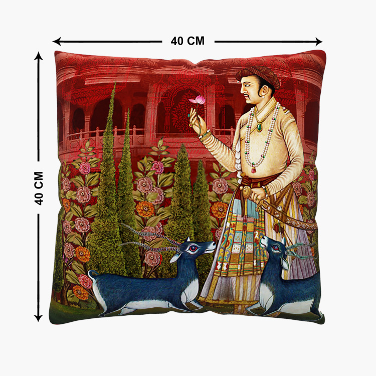 Aurora Printed Double-Sided Cushion Covers - Set of 2 - 40 x 40 cm