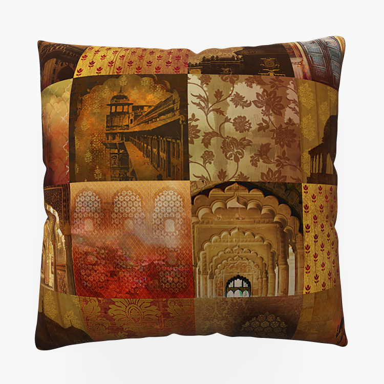 Aurora Printed Double-Sided Cushion Covers - Set of 2- 65 x 65 cm