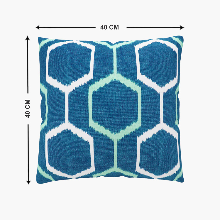 Saddle Ikat Print Cushion Covers - Set of 2 - 40 x 40 cm